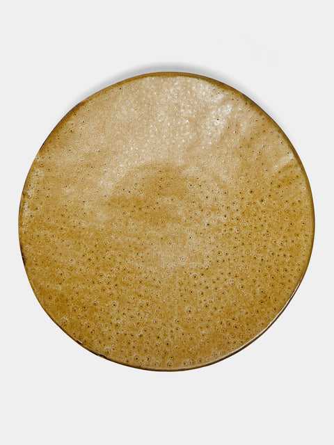 Mervyn Gers Ceramics - Hand-Glazed Ceramic Extra Large Flat Round Platter -  - ABASK - 
