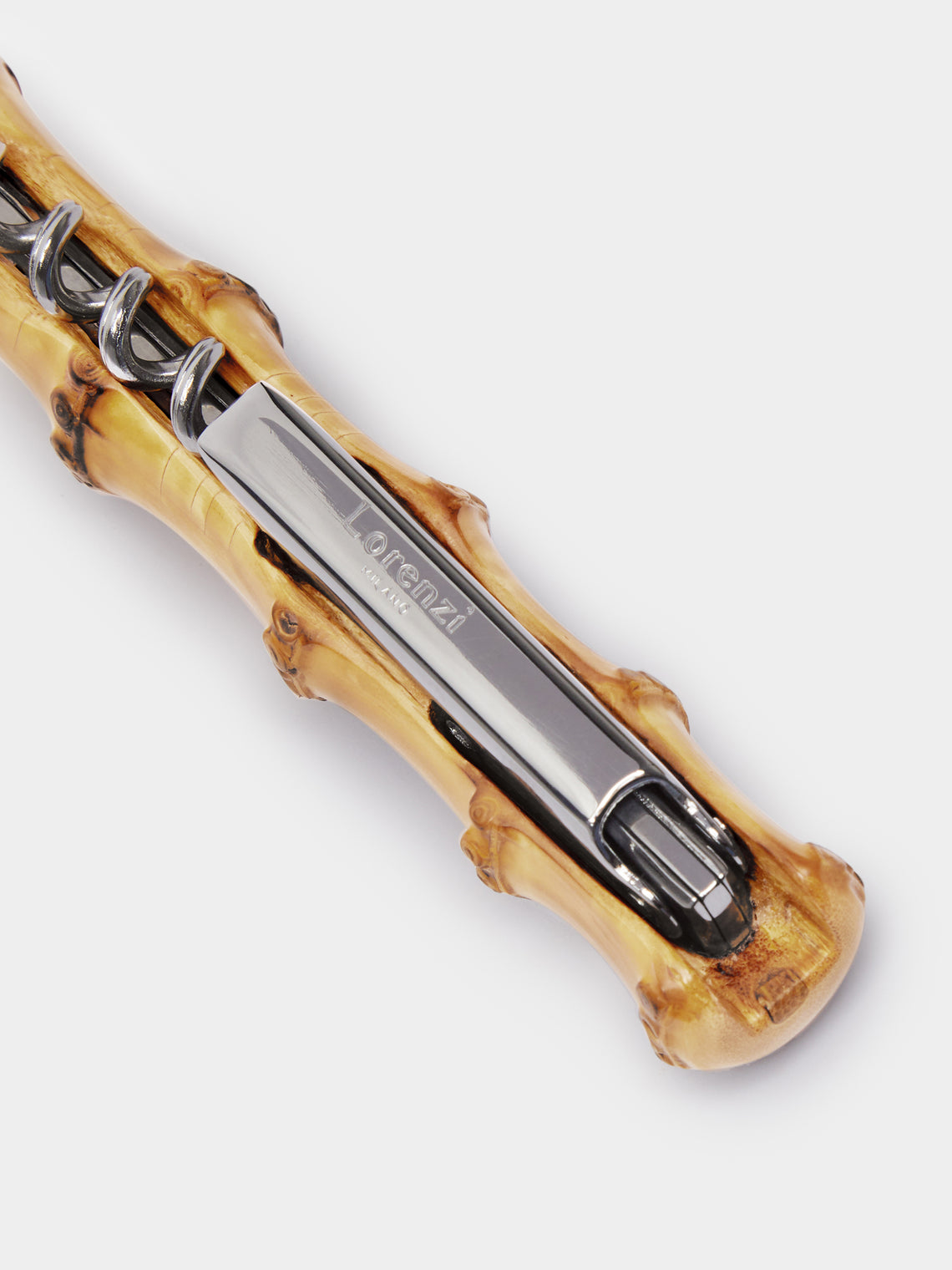 Lorenzi Milano - Bamboo Butler's Friend Corkscrew -  - ABASK