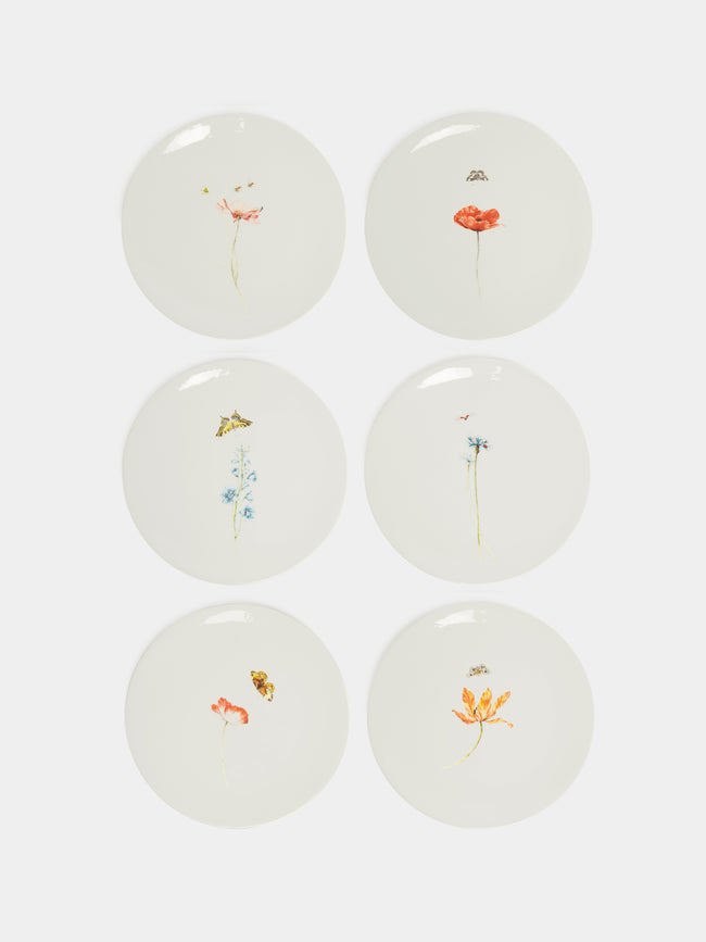 Laboratorio Paravicini - Bloom Ceramic Dinner Plates (Set of 6) -  - ABASK