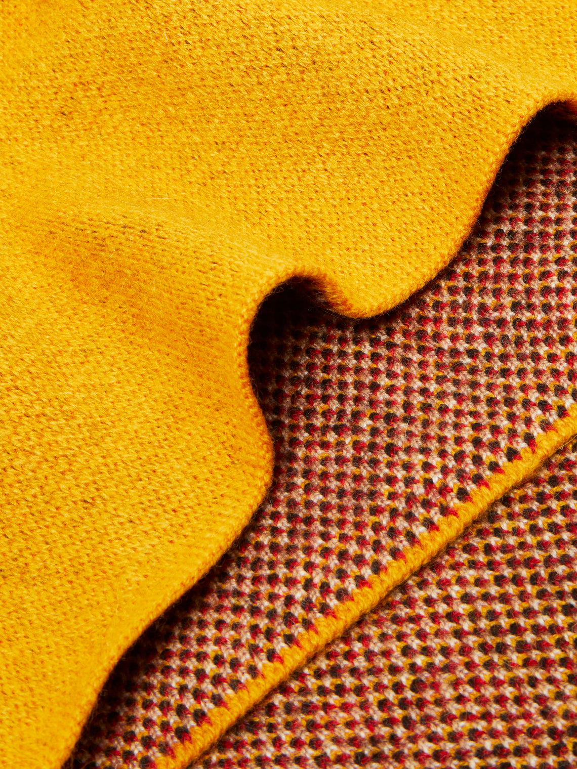 Saved NY - Tiger Rug Cashmere Blanket - Yellow - ABASK