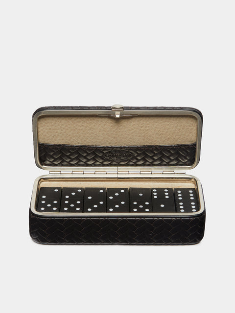 F. Hammann - Leather Dominoes Set -  - ABASK - 
