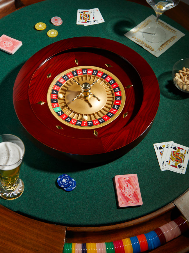 Geoffrey Parker - Mahogany Roulette Wheel -  - ABASK