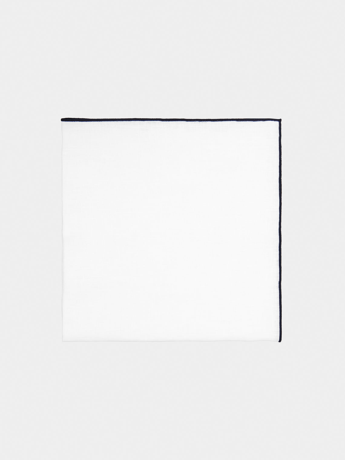 Madre Linen - Hand-Dyed Linen Contrast-Edge Napkins (Set of 4) -  - ABASK - 