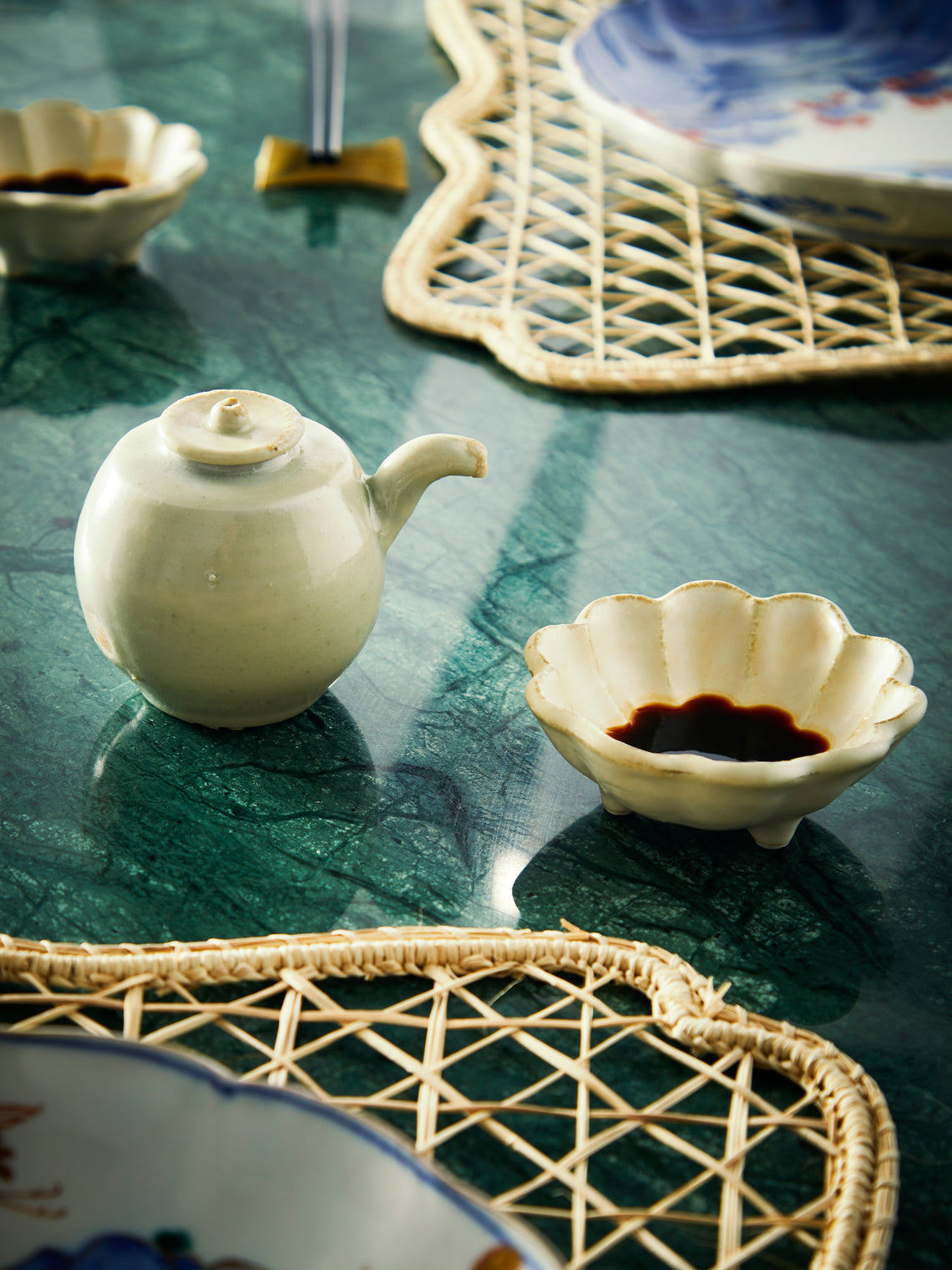 Shimojo Akira - Wood-Fired Ceramic Soy Sauce Dispenser -  - ABASK