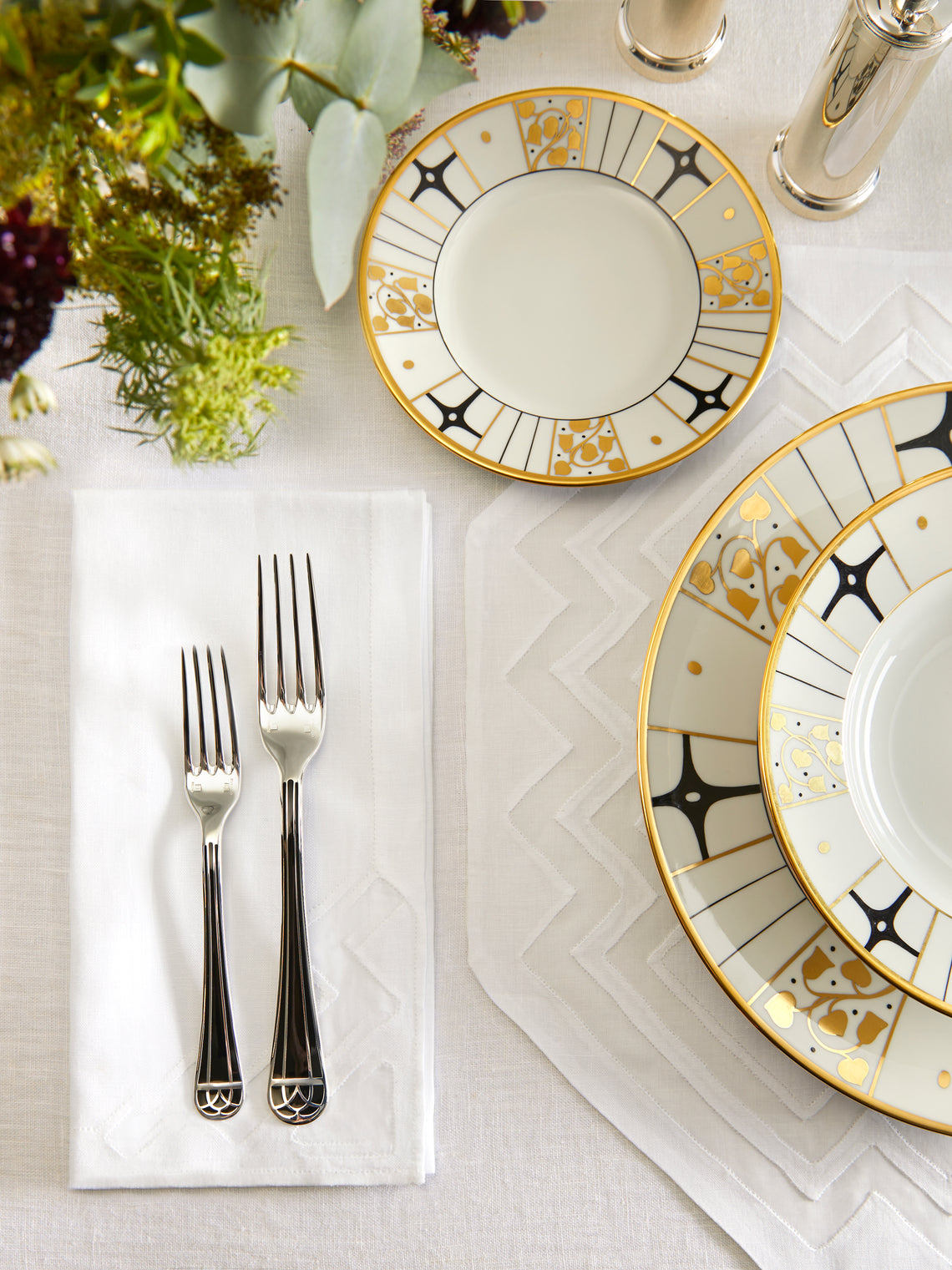 Christofle - Talisman Silver-Plated Dessert Fork -  - ABASK