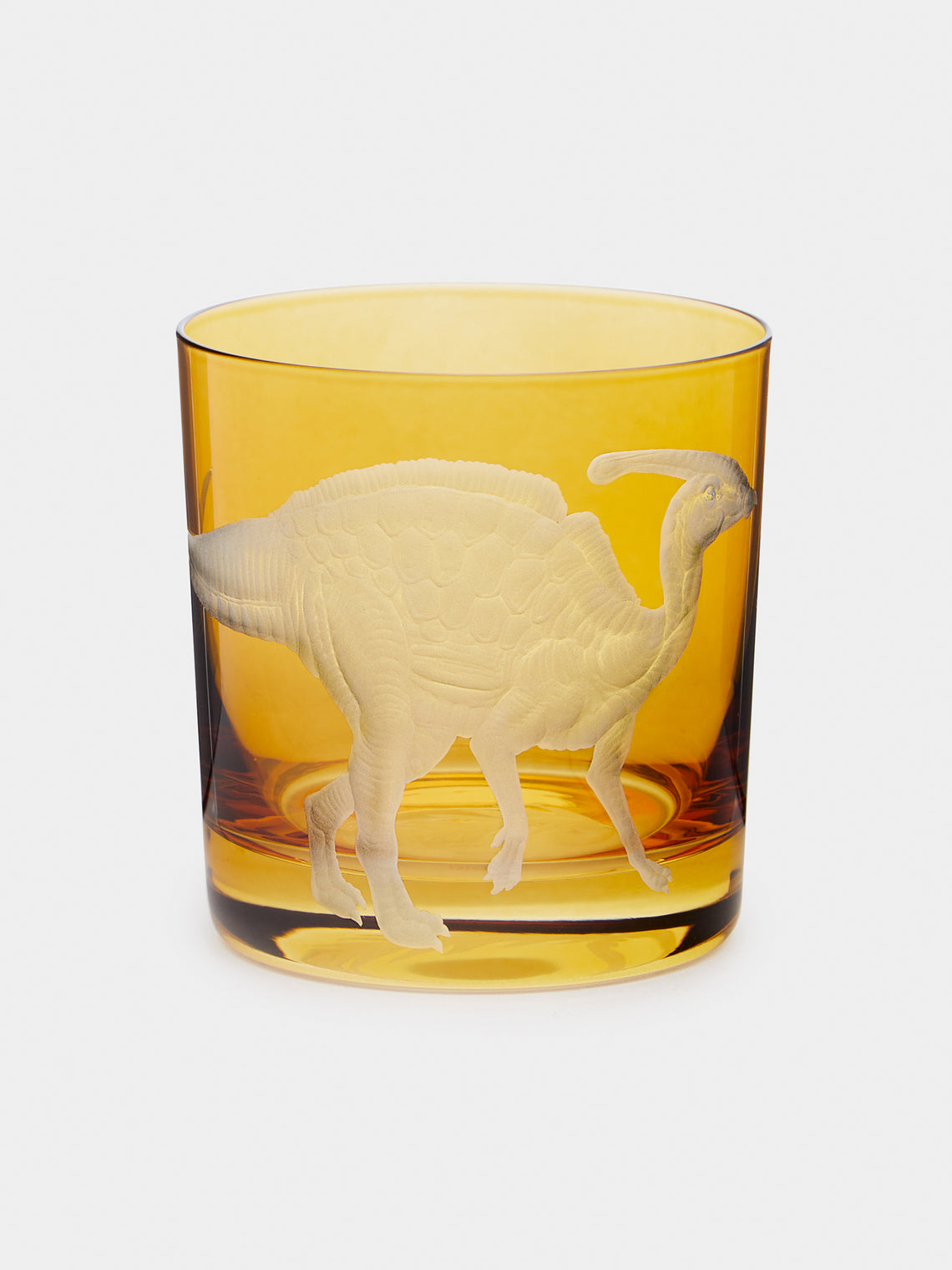 Artel - Parasaurolophus Hand-Engraved Crystal Glass -  - ABASK - 