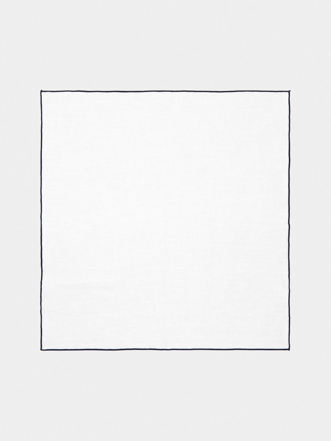 Madre Linen - Hand-Dyed Linen Contrast-Edge Napkins (Set of 4) -  - ABASK