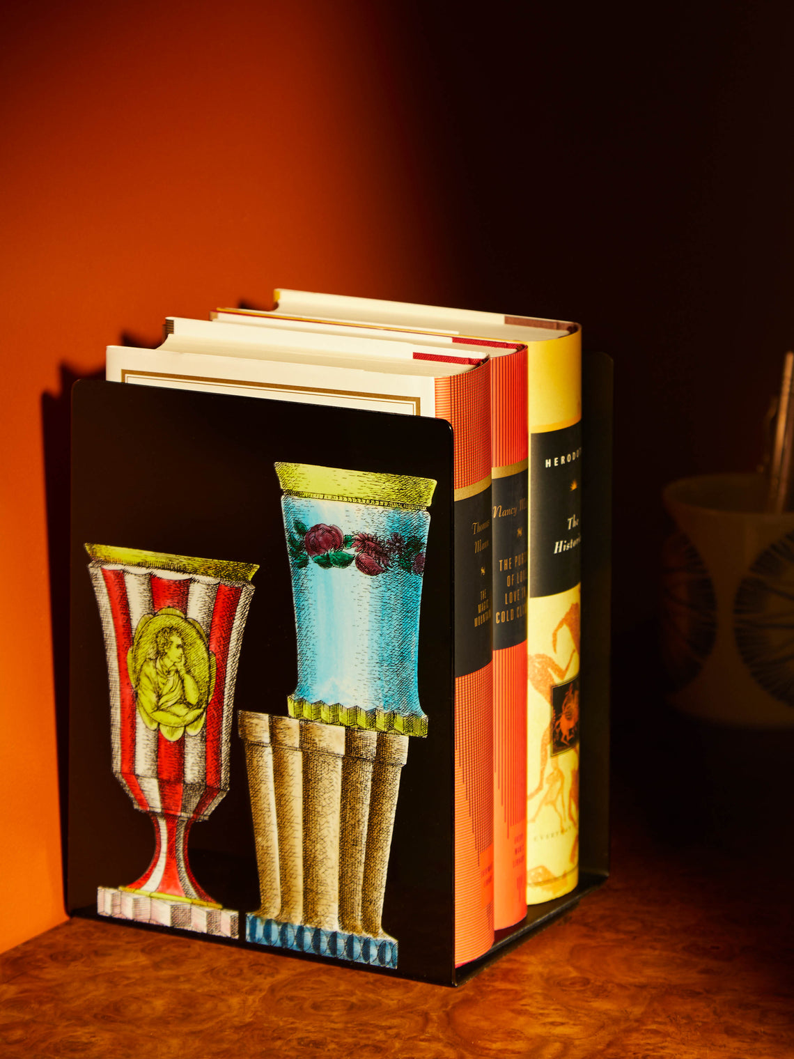 Fornasetti - Bicchieri di Boemia Iron Bookends - Multiple - ABASK