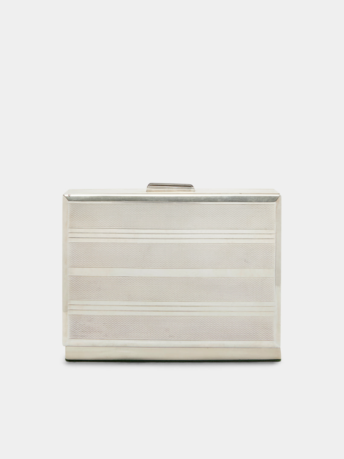 Antique and Vintage - Sterling Silver Deco Folding Cigarette Box -  - ABASK - 