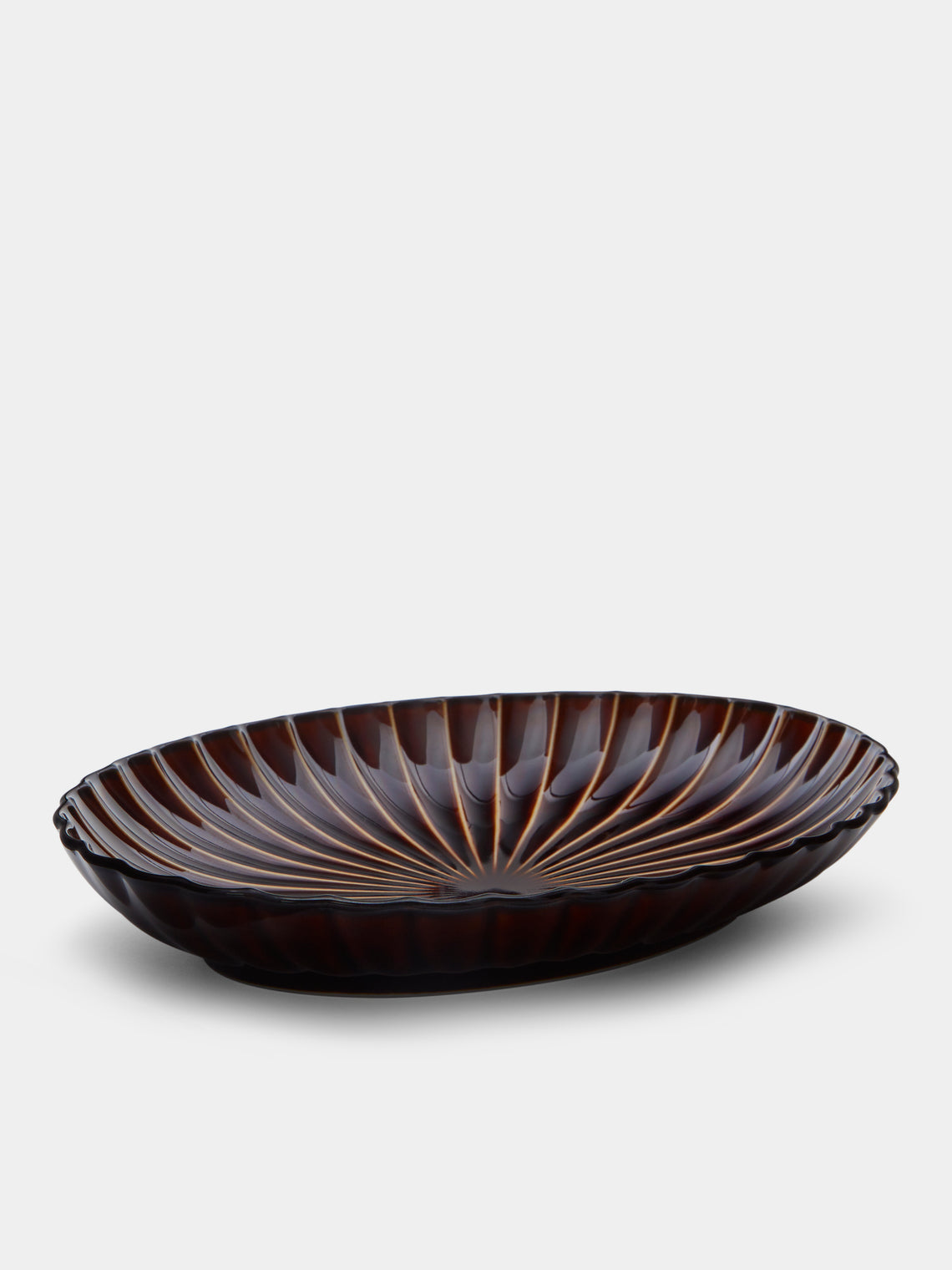Kaneko Kohyo - Giyaman Urushi Ceramic Oval Platter -  - ABASK