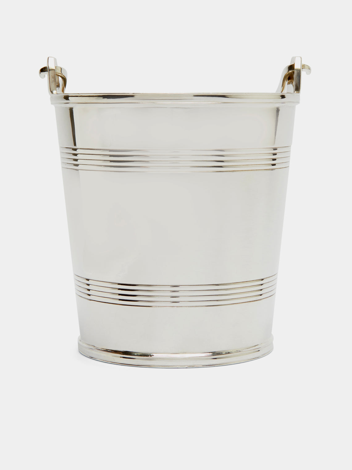 Antique and Vintage - Mid-Century Silver Plated Cooler - Silver - ABASK