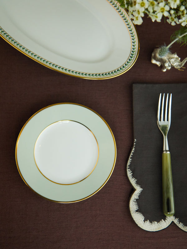 Augarten - Hand-Painted Porcelain Bread Plate -  - ABASK