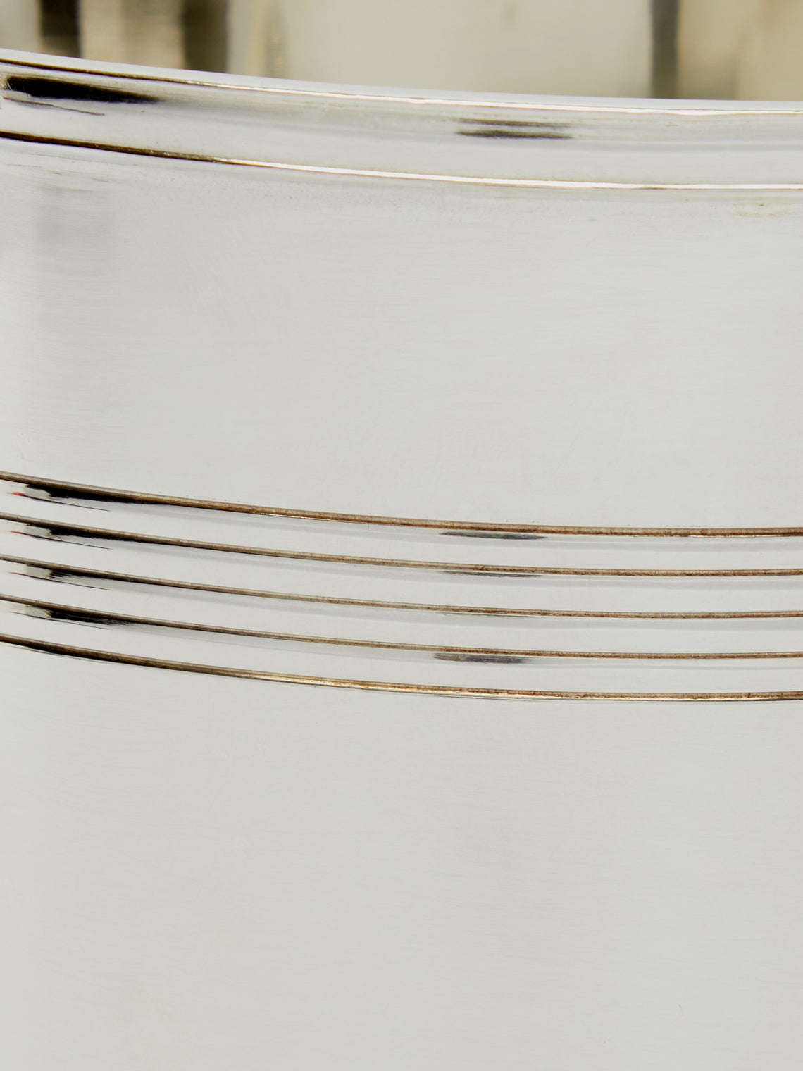 Antique and Vintage - Mid-Century Silver Plated Cooler - Silver - ABASK