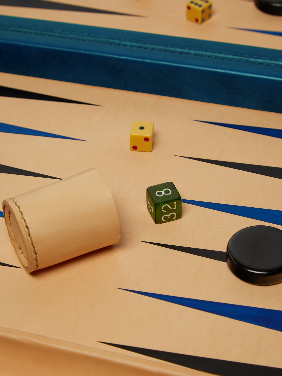 Nick Plant - Wood and Leather Backgammon Set -  - ABASK