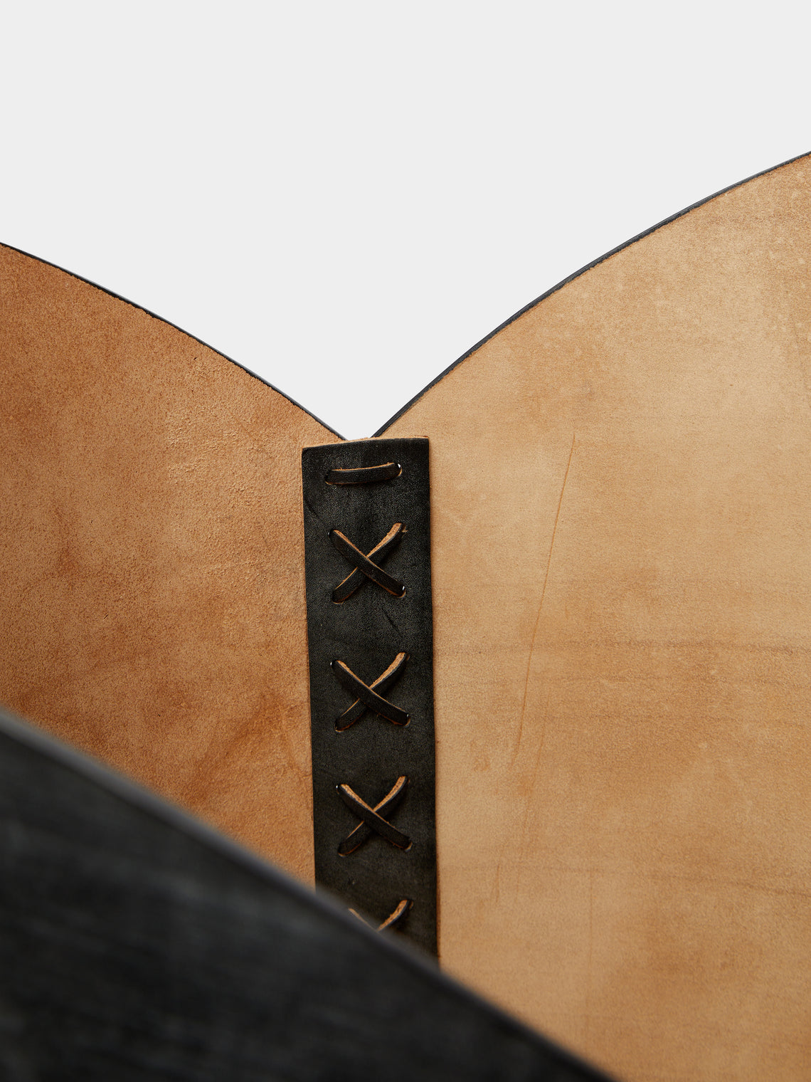 Otis Ingrams - Leather Log Basket -  - ABASK