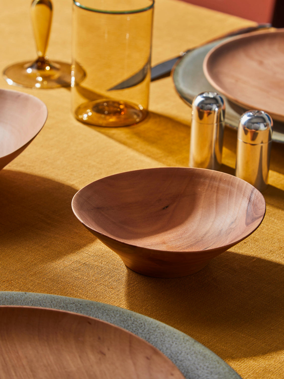 Antonis Cardew - Hand-Turned Apple Wood Bowl -  - ABASK
