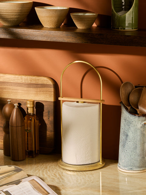 Futagami - Brass Kitchen Roll Holder -  - ABASK