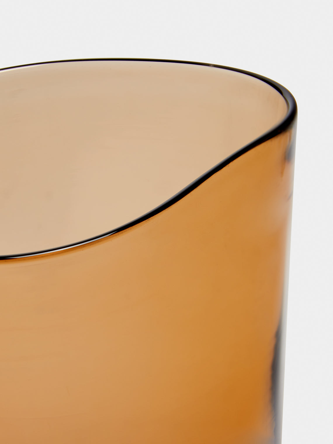 Micheluzzi Glass - Mosso Miele Hand-Blown Murano Glass Tumbler -  - ABASK