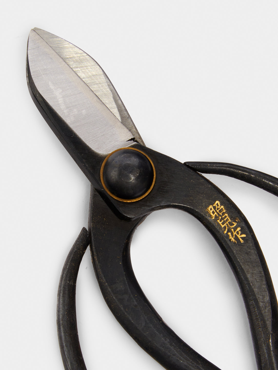 Banshu Hamono - Koryu Ikebana Hand-Forged Flower Scissors - Black - ABASK