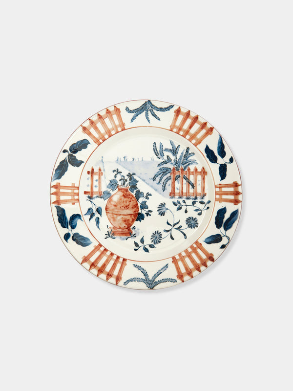 Laboratorio Paravicini - Italian Views Ceramic Dessert Plates (Set of 6) -  - ABASK - 