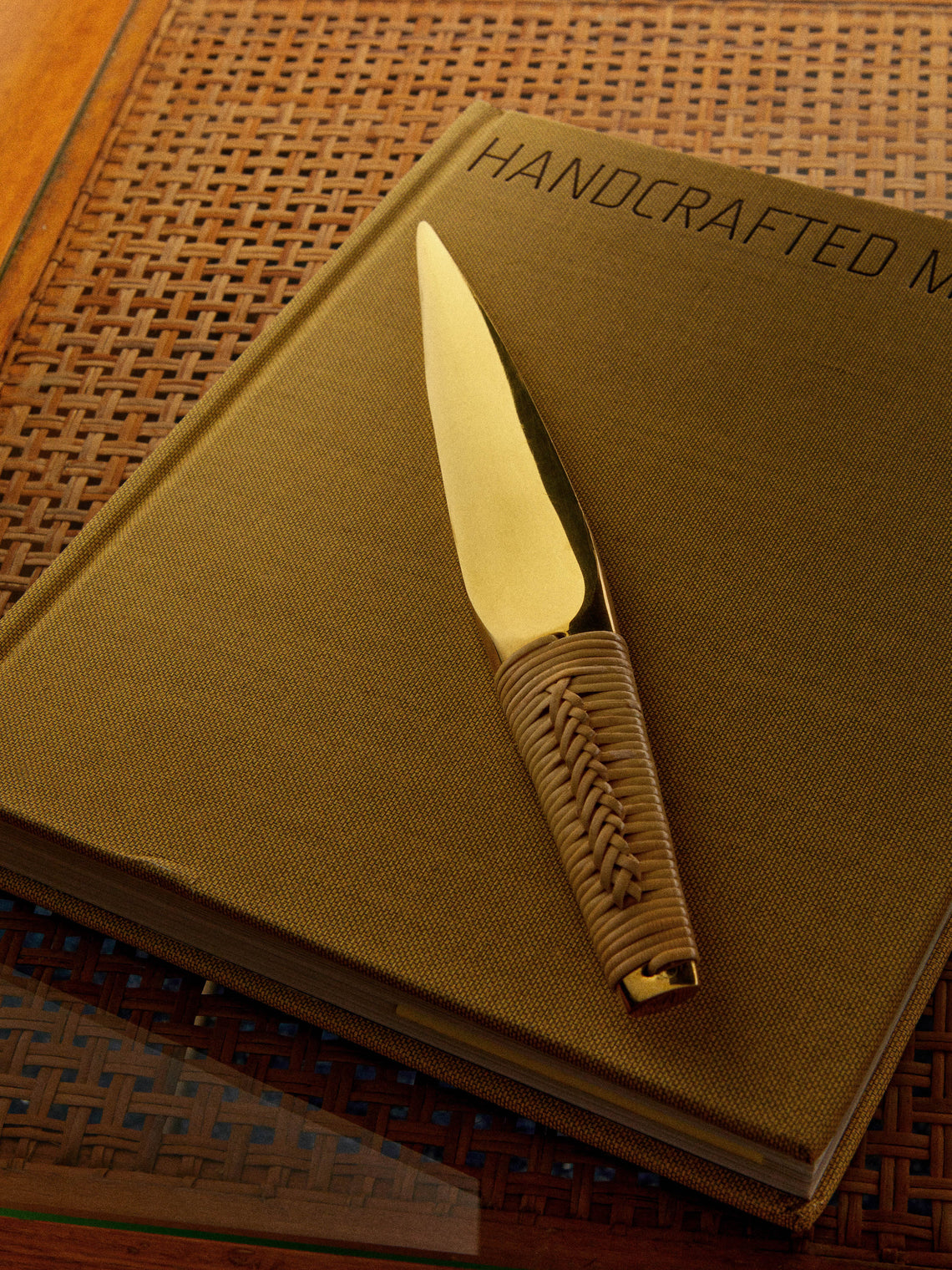 Carl Auböck - Rattan and Brass Letter Opener -  - ABASK