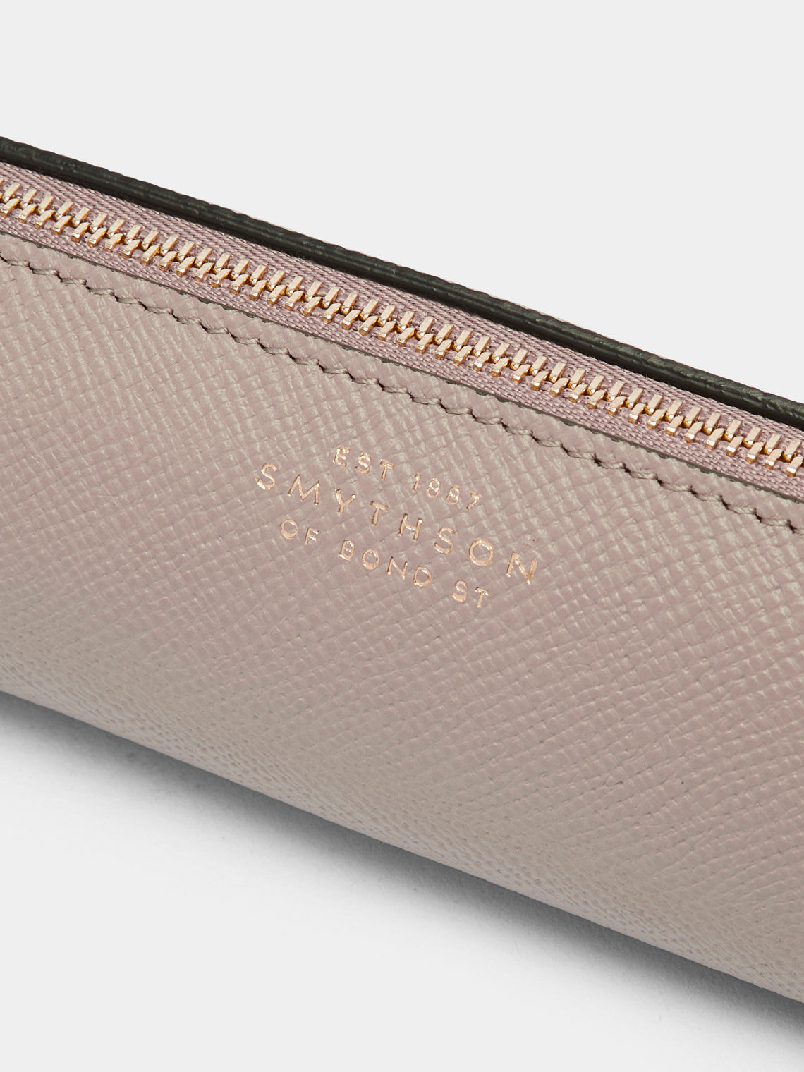 Smythson - Panama Leather Pencil Case - Taupe - ABASK