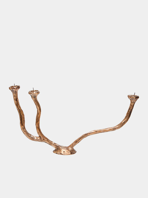 Osanna Visconti - Alga Hand-Cast Bronze Candle Holder -  - ABASK - 
