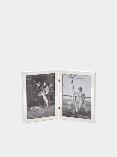 William & Son - Sterling Silver Double Photo Frame -  - ABASK - 