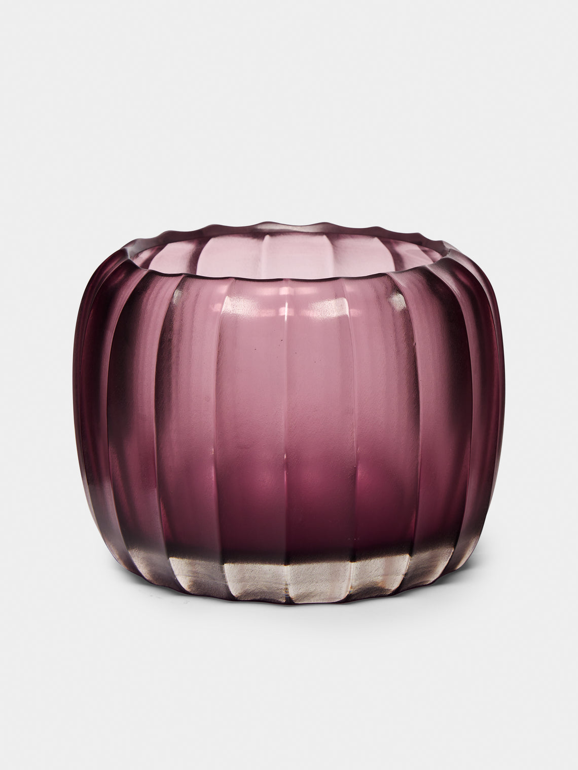 Micheluzzi Glass - Pozzo Ametista Hand-Blown Murano Glass Vase -  - ABASK - 