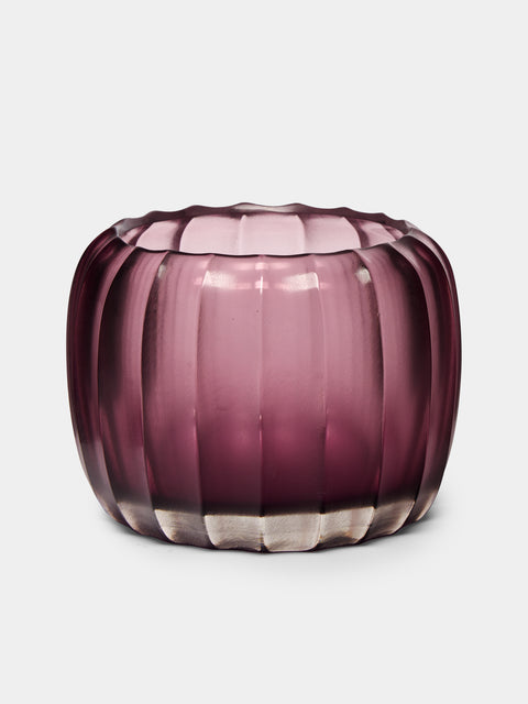 Micheluzzi Glass - Pozzo Ametista Hand-Blown Murano Glass Vase -  - ABASK - 
