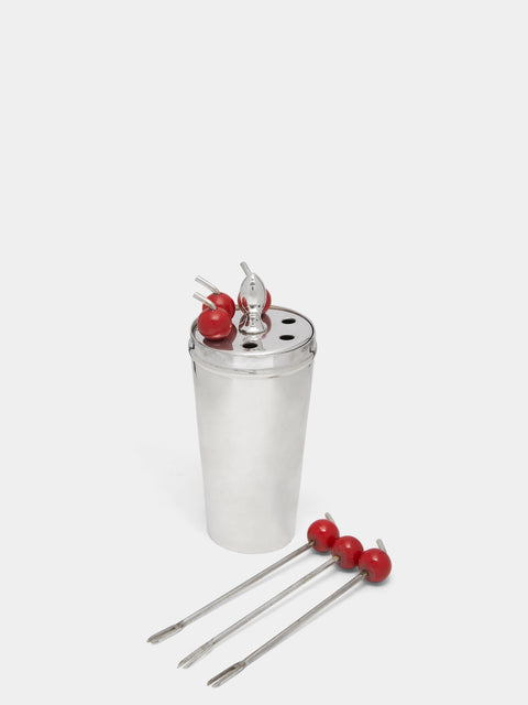 Antique and Vintage - 1930s Art Déco Silver-Plated Cocktail Sticks - Silver - ABASK - 