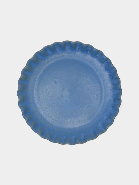 Perla Valtierra - Hand-Glazed Ceramic Dinner Plates (Set of 4) -  - ABASK - 