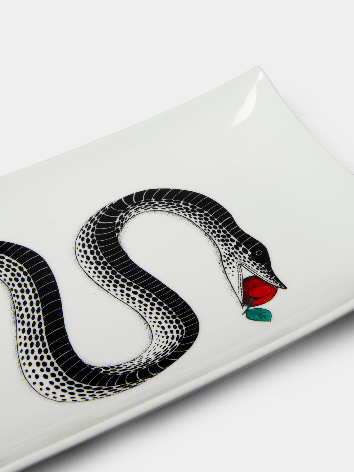 Fornasetti - Serpente Porcelain Tray -  - ABASK