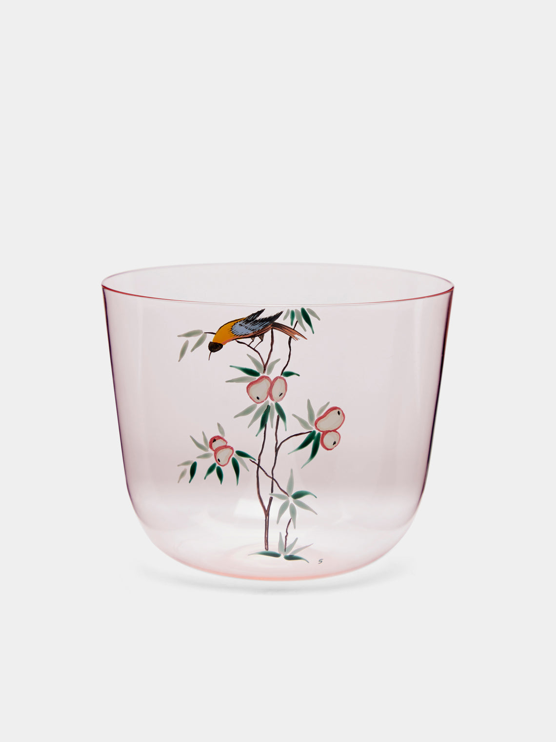 Lobmeyr - Garden of Paradise Hand-Painted Crystal Water Tumbler -  - ABASK - 