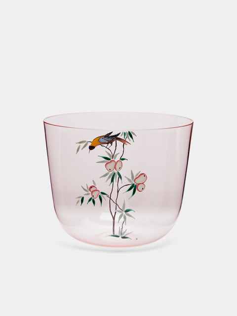 Lobmeyr - Garden of Paradise Hand-Painted Crystal Water Tumbler -  - ABASK - 