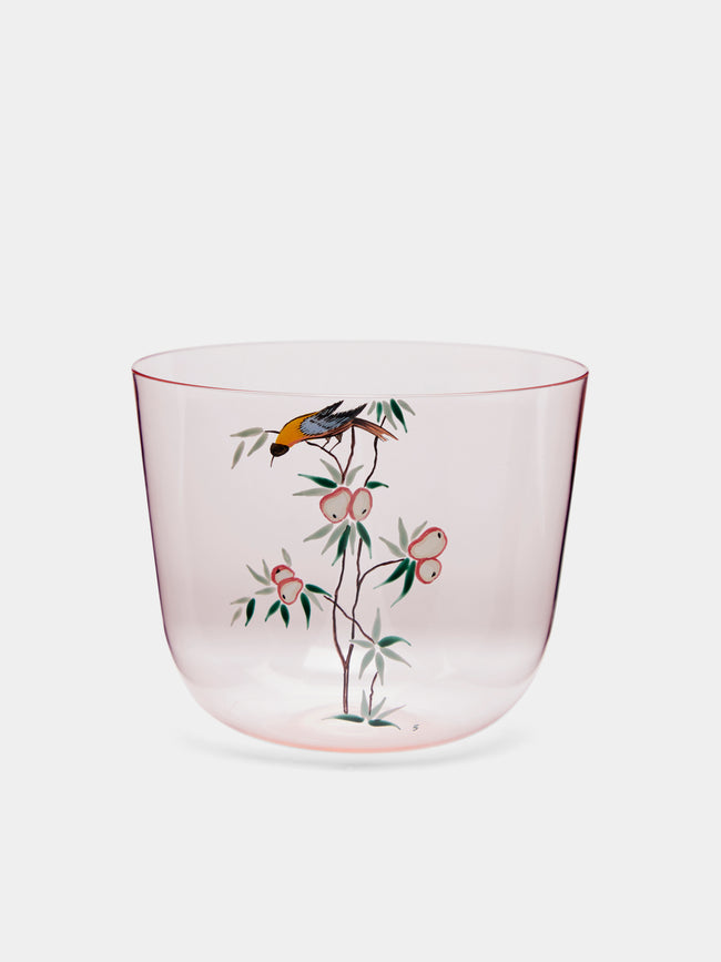 Lobmeyr - Garden of Paradise Hand-Painted Crystal Water Tumbler -  - ABASK - 