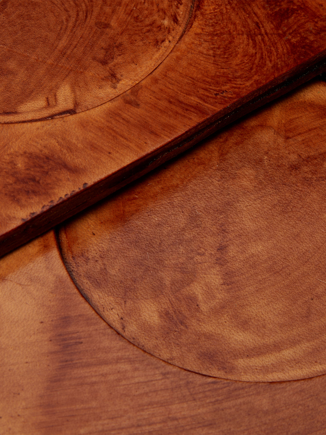 Peter Speliopoulos Projects - Hand-Stained Leather Coasters (Set of 6) -  - ABASK