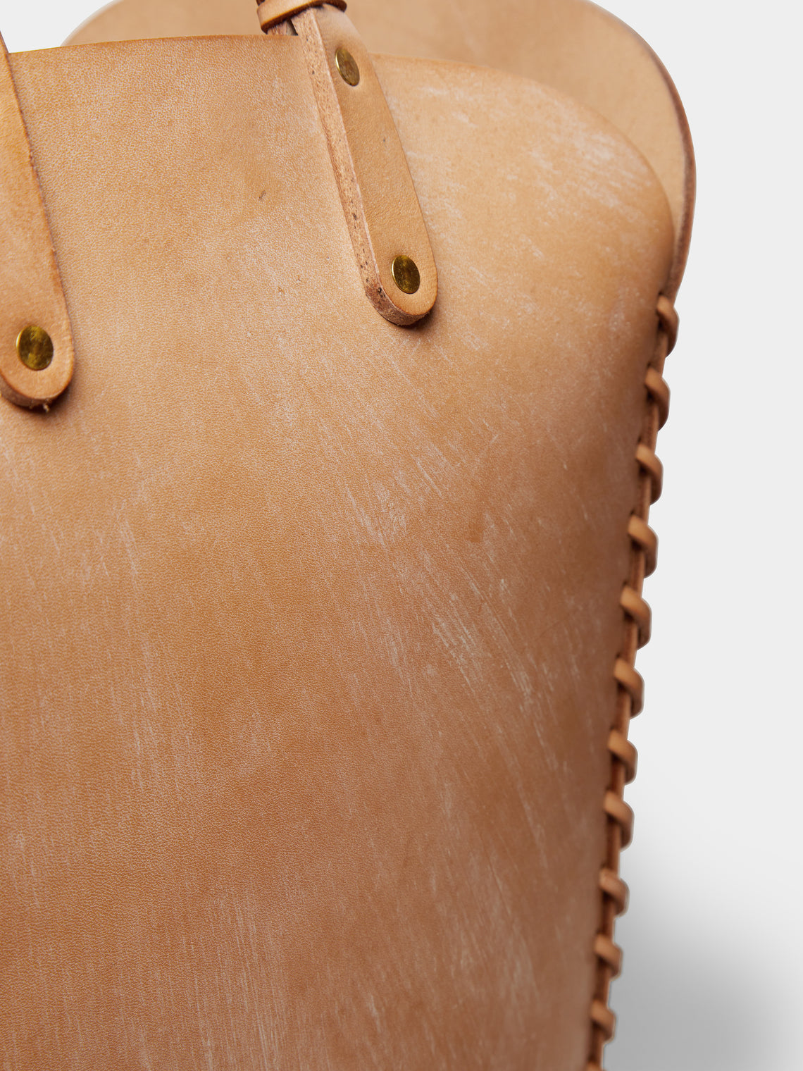Otis Ingrams - Woven Leather Basket -  - ABASK