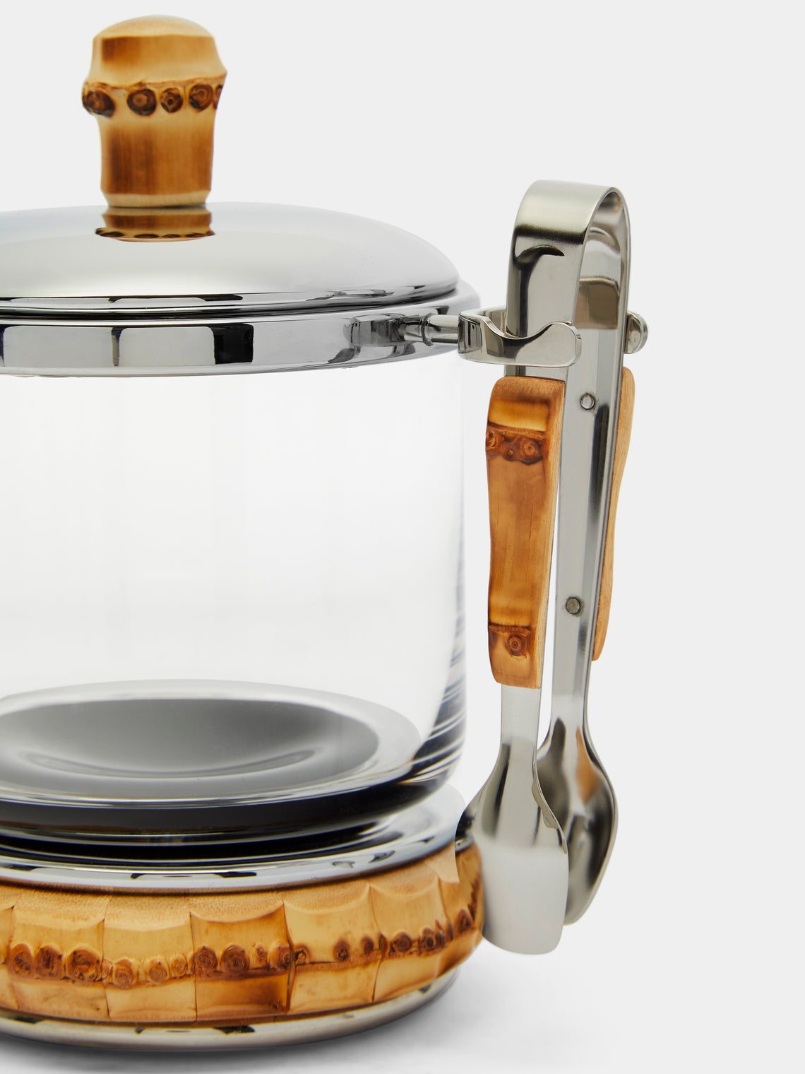 Lorenzi Milano - Bamboo Sugar Bowl with Tongs -  - ABASK