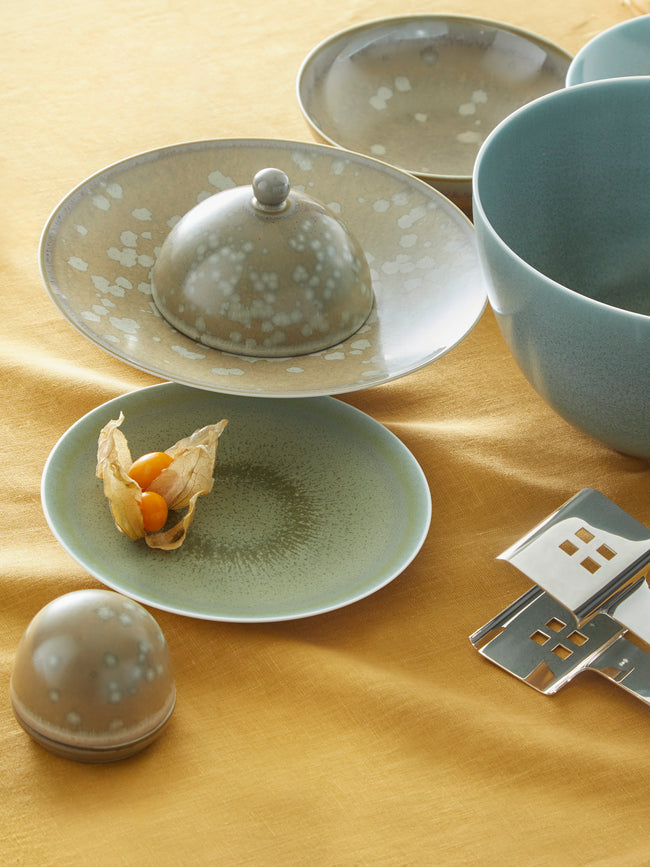Jaune de Chrome - Basmati Porcelain Soup Plate Lid -  - ABASK