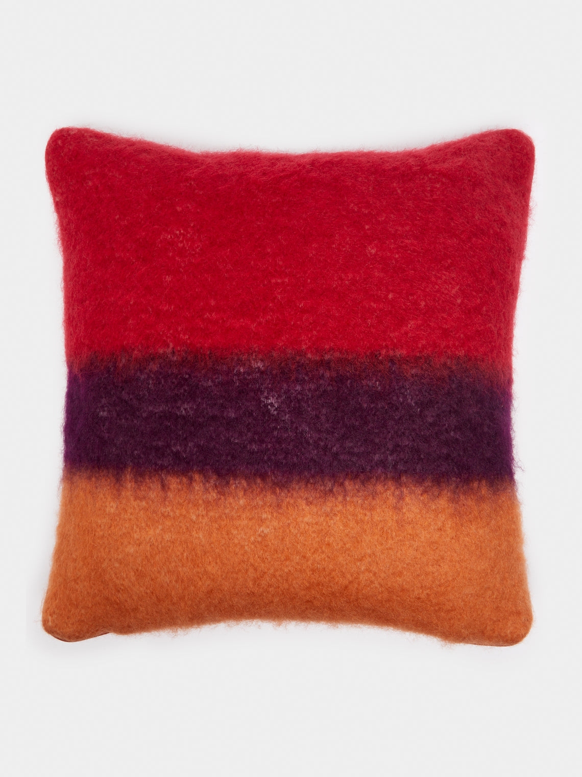 Loewe Home - Mohair Striped Cushion -  - ABASK