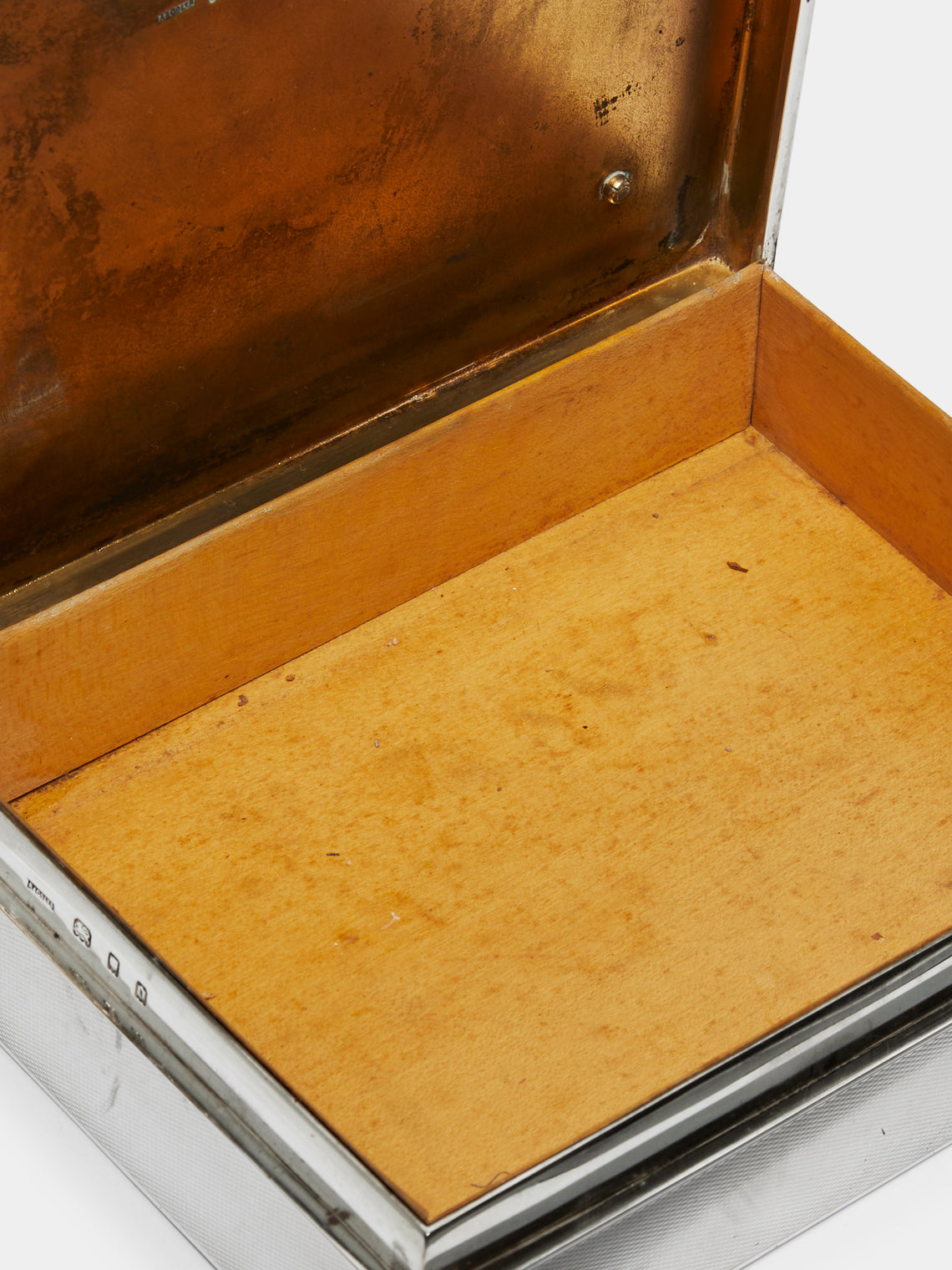 Antique and Vintage - 1950s Three-Tier Sterling Silver Cigar and Cigarette Box -  - ABASK