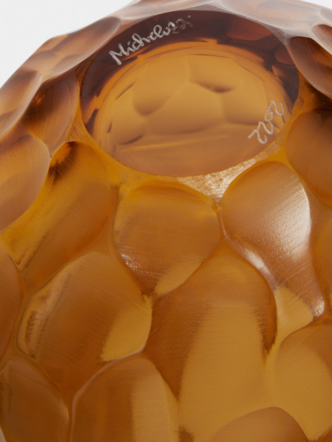 Micheluzzi Glass - Goccia Miele Hand-Blown Murano Glass Vase -  - ABASK