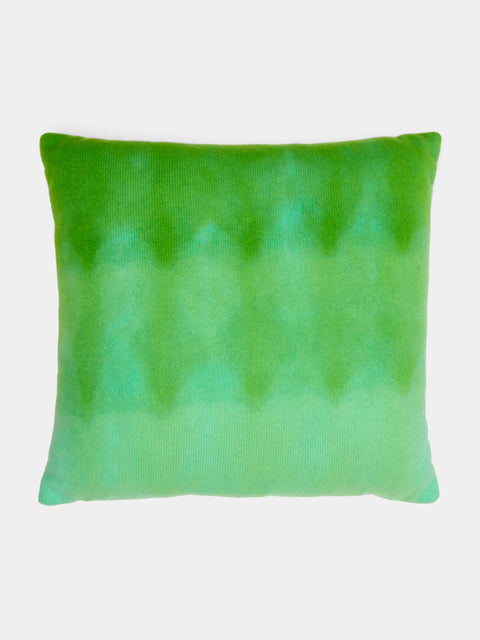 The Elder Statesman - Gradient Hand-Dyed Cashmere Pillow -  - ABASK - 