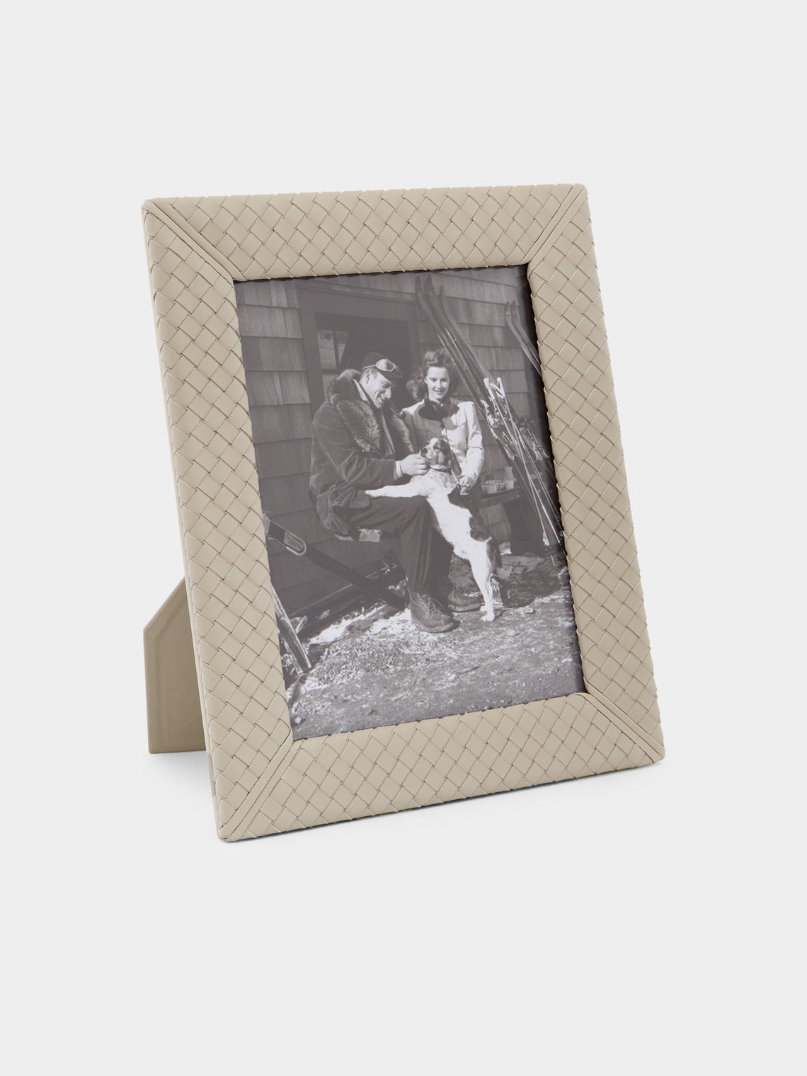 Riviere - Woven Leather Photo Frame -  - ABASK - 