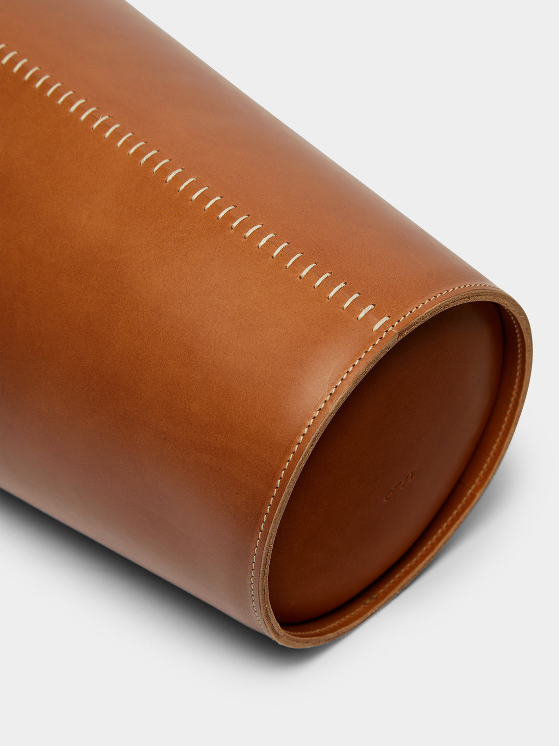 Otis Ingrams - Eyelet Leather Wastepaper Bin -  - ABASK