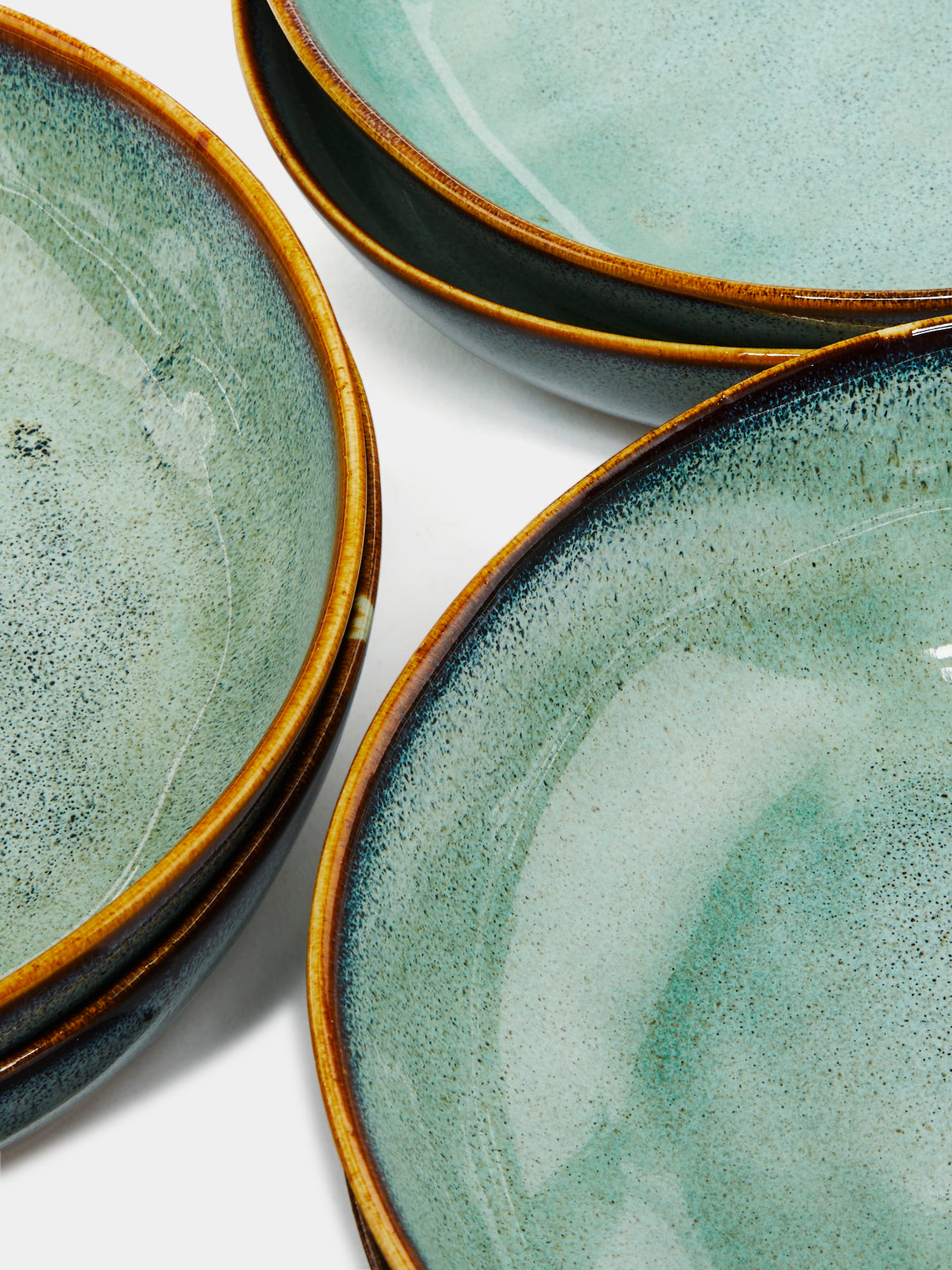 Mervyn Gers Ceramics - Hand-Glazed Ceramic Large Breakfast Bowls (Set of 6) -  - ABASK