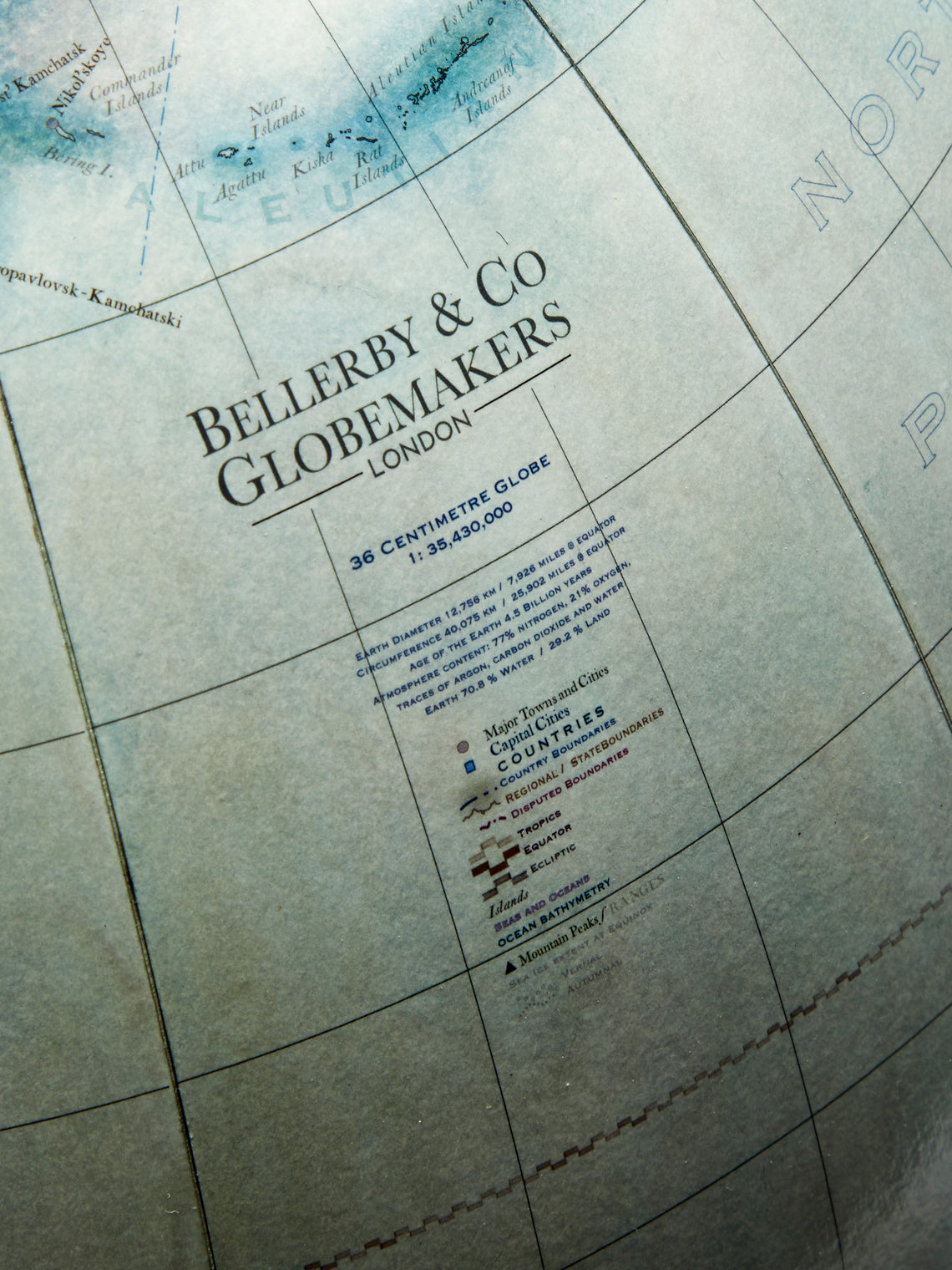 Bellerby & Co - The Livingstone Desktop Globe (36cm) -  - ABASK