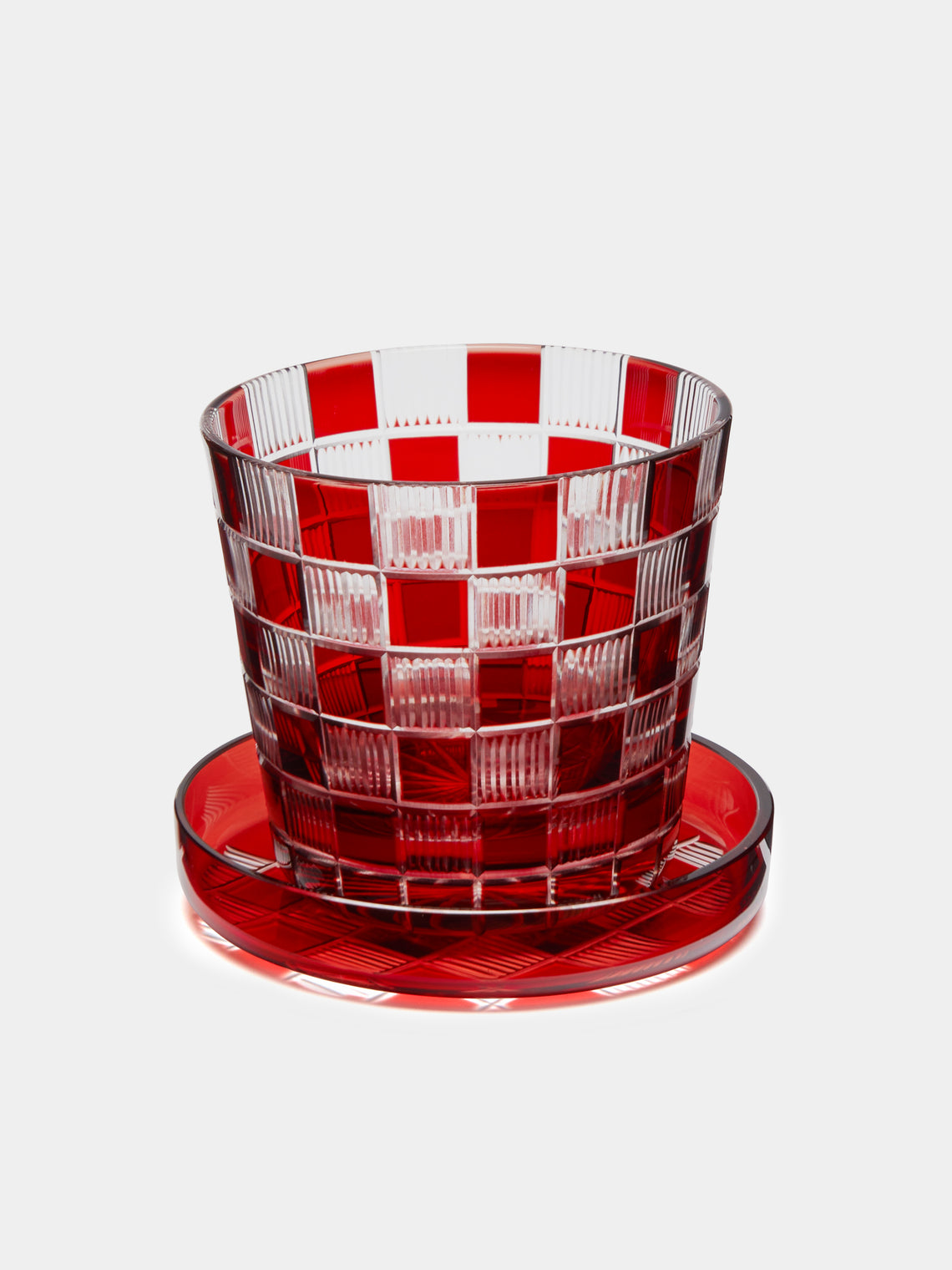 Hirota Glass - Edo Kiroko Hand-Cut Lidded Glass -  - ABASK