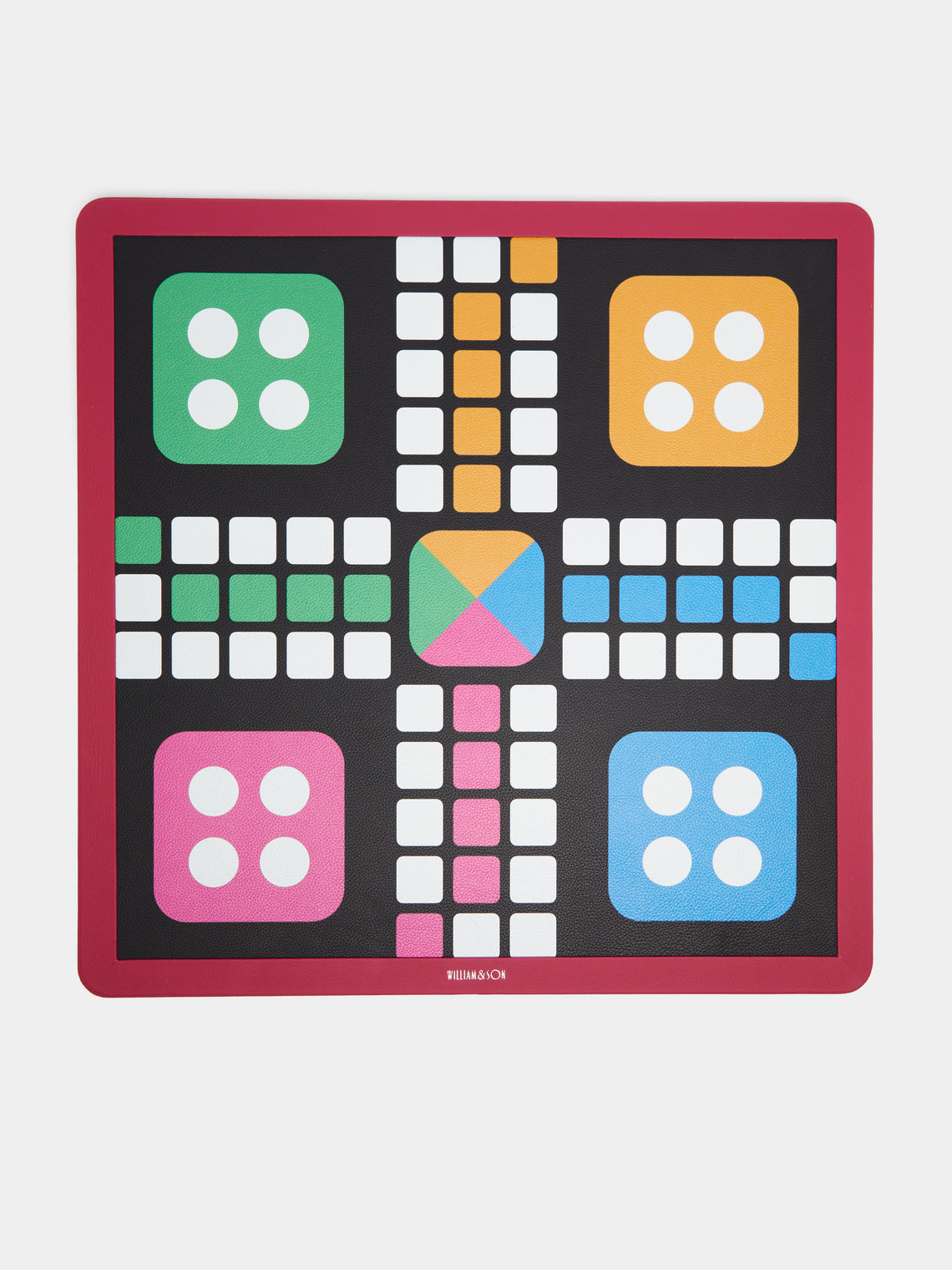 William & Son - Leather Snakes & Ladders and Ludo Games Compendium -  - ABASK